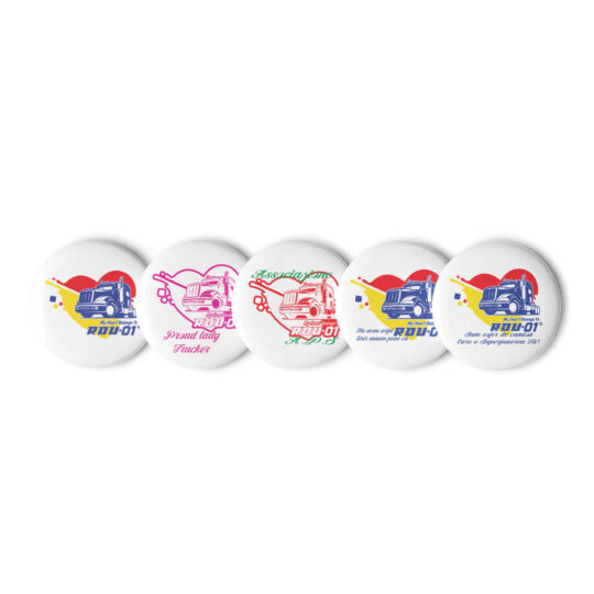 Set de insigne cu ac 3,2 si 5.7 cm